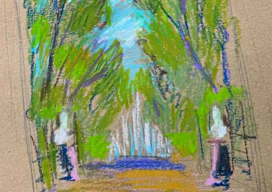 Мастер-класс «Воспоминания о лете масляной пастелью»